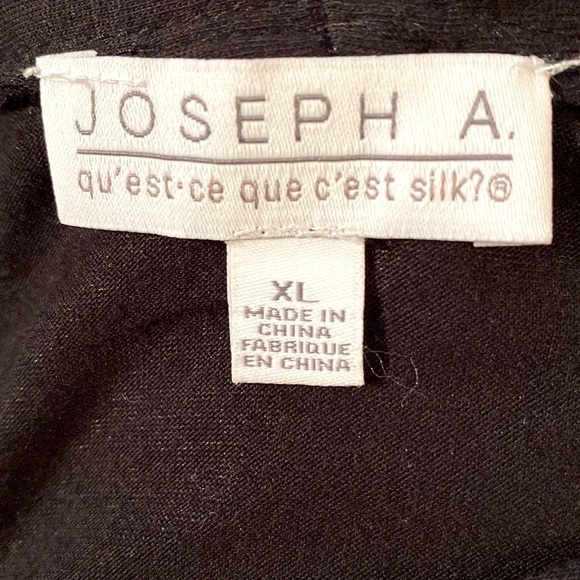 Joseph A. Qu’est-ce que c’est silk?open cardi, blk,floral sequin bead embroidery - Picture 10 of 11